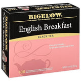 Bigelow English Breakfast Black Tea, Caffeinated Tea, 100 Count Box (Pack of 1)