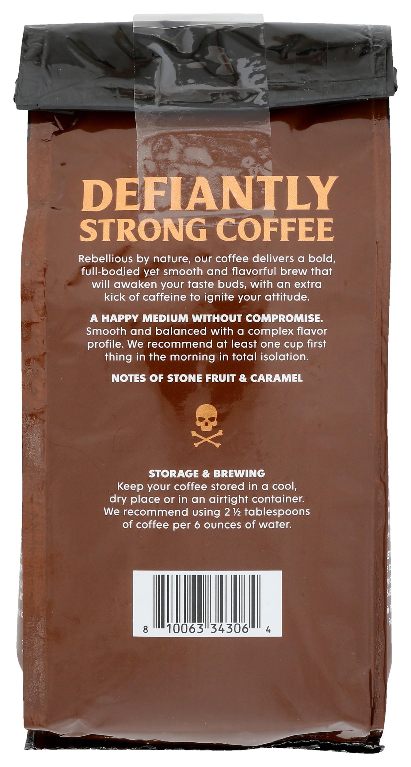 Death Wish Coffee Co Organic Medium Roast Ground Coffee, 10 OZ