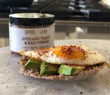 Premium Avocado & Egg Toast Topper by SPICE + LEAF - Vegan Kosher Pesticide Free Spice Blend Used to Give Avocado, Eggs, Salad and Fish a Pop
