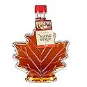 Turkey Hill Sugarbush International Gold Medal Winner Grade A Maple Syrup, Canadian Maple Leaf Glass Bottle (8.45 fl oz.)