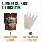 LEM Products Backwoods Trail Bologna Cured Sausage Seasoning Kit, Ideal for Wild Game and Domestic Meat, Seasons Up to 20 Pounds of Meat, 15.2 Ounce