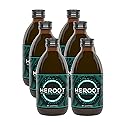 Original Heroot Herbal Energy Tea - Uplifting Plant-Based Drink with Yerba Mate & Guarana - Refreshing Beverage Featuring Natural Caffeine - Zero