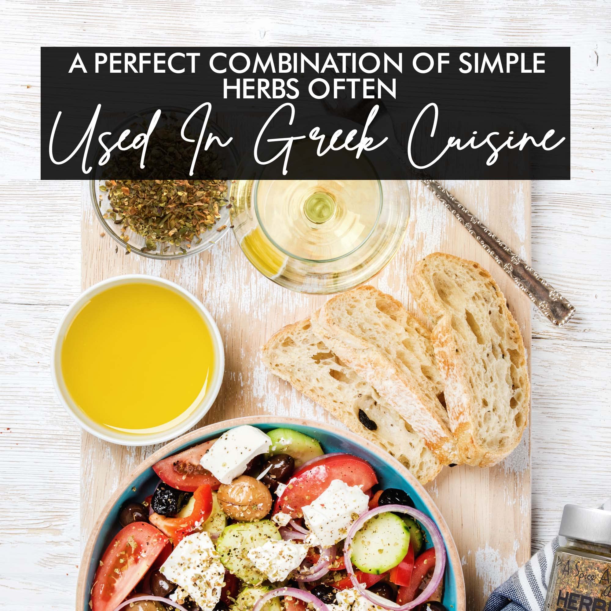 A Spice Affair’s Greek Herbs | Classic, Fragrant & Mediterranean Herb Blend | All-Natural, Non-GMO, Filler-Free | Perfect for Chicken, Potatoes