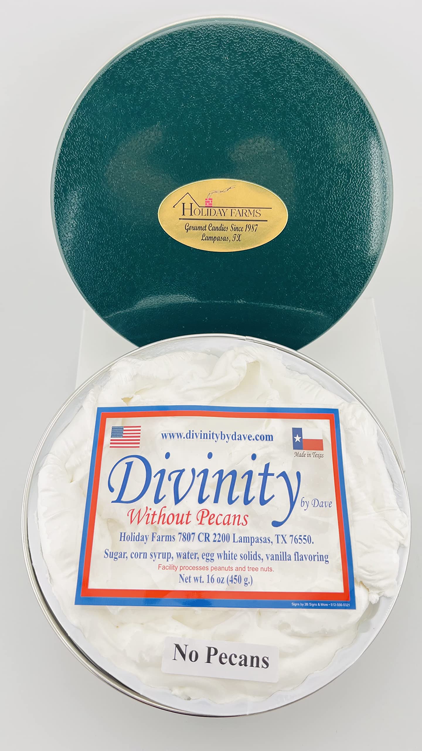 2.5 Pound Divinity Gift Tin (Without Pecans)