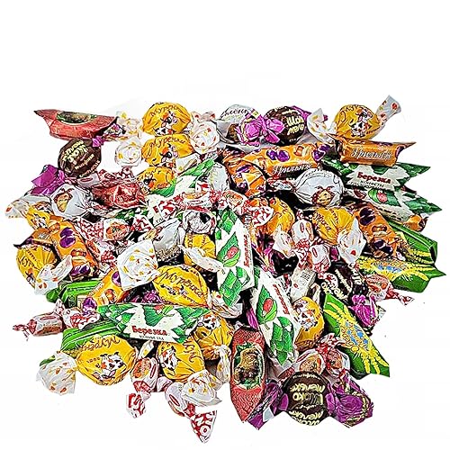 Supreme Sweets Candy Mix Gift Bag -Belarusian Candy Mix - Ulitimate Assortment of Chocolate and Caramel Party Candy Mix of Eastern European Candies