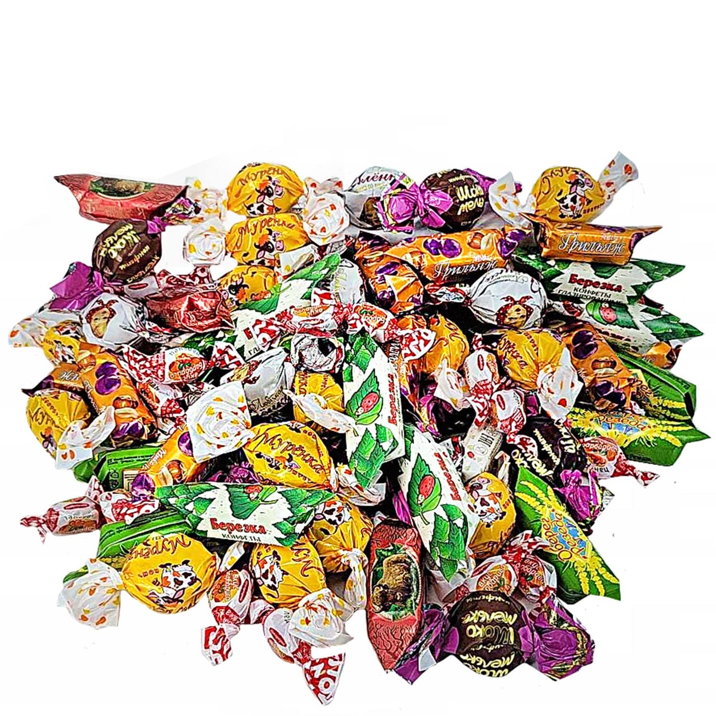 Supreme Sweets Candy Mix Gift Bag -Belarusian Candy Mix - Ulitimate Assortment of Chocolate and Caramel Party Candy Mix of Eastern European Candies