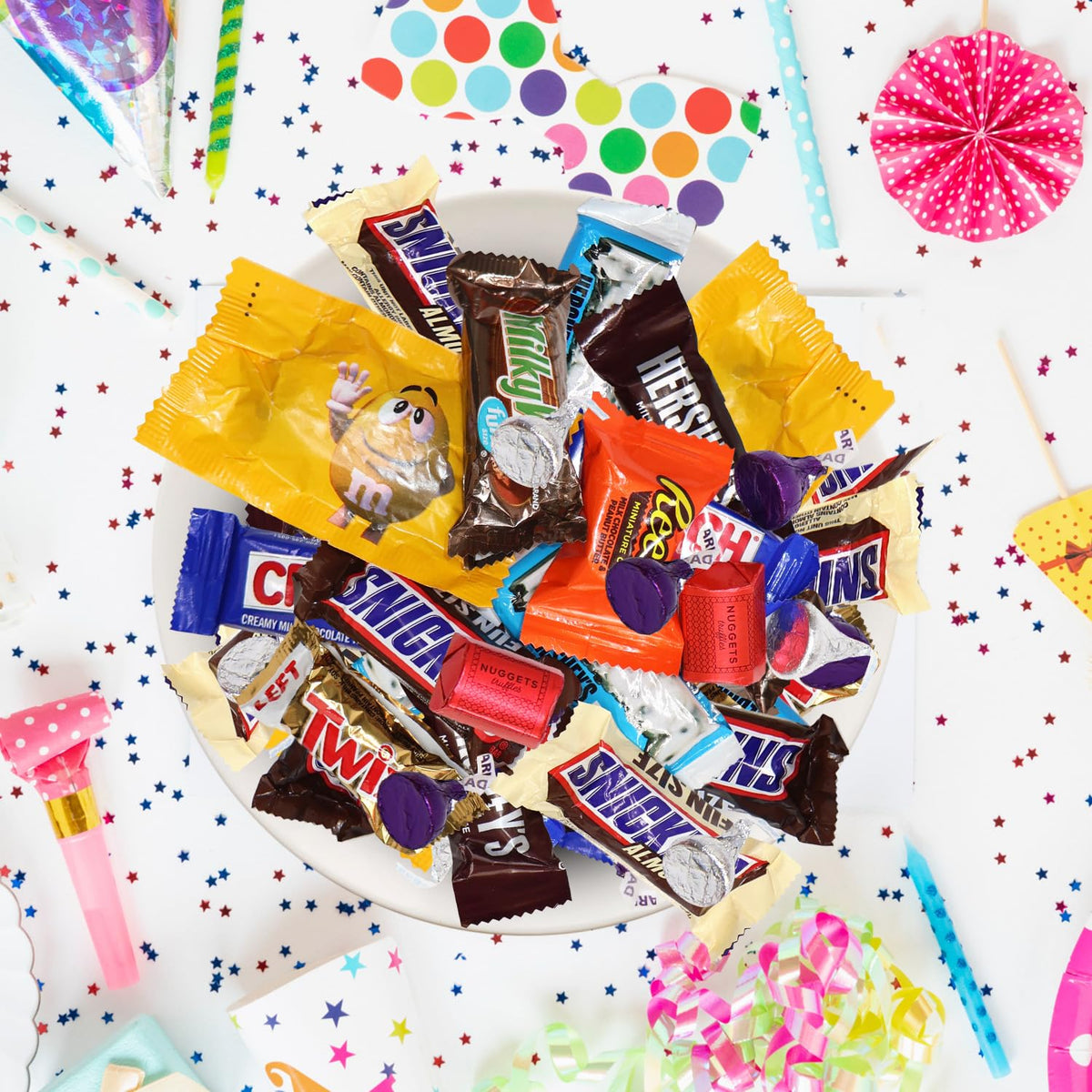Bulk Chocolate Candy Variety Mix - 2 Pound Assorted Individually Wrapped Chocolates for Trick-or-Treat, Gifts, Parties & Halloween Candy Bowls