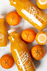 Squeezed Juice 100% Mandarin Juice, 32 fl oz, 6 Pack Bottles | HPP Pasteurized | Not from Concentrate | Fresh Pressed | California Fruit Juice…