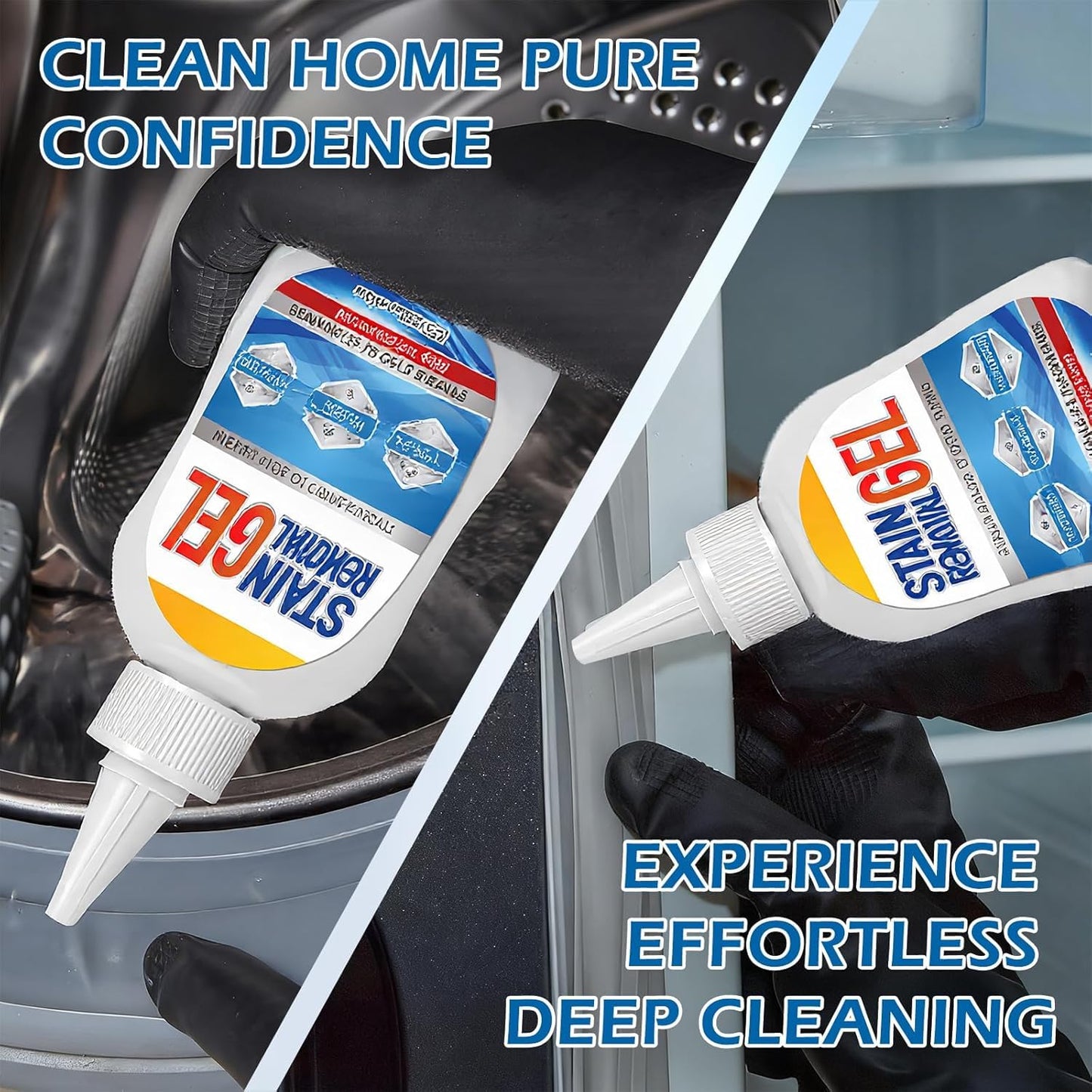F FENG PEI Mold Stain Remover Gel,Heavy Duty Gel Cleaner,Multifunctional Stain Remover For Homeowners & Renters,Bathroom, Kitchen, Tile, Washing