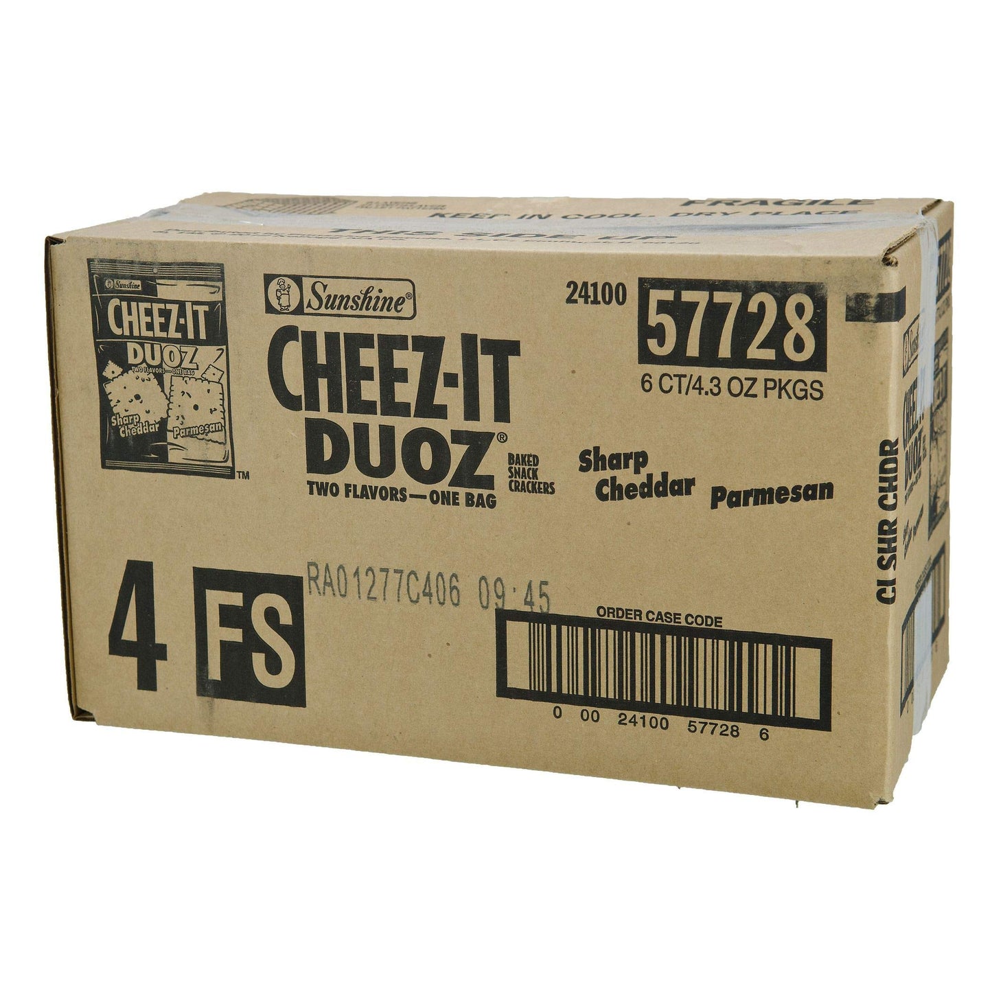 CheezIt Duoz Sharp Cheddar Parmesan (Pack of 6)