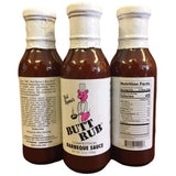 Bad Byron's Butt Rub Competition Barbeque Sauce, 14 oz | Tomato-Based BBQ Sauce | Sweet Heat & Tangy Flavor | Perfect for Grilling & Smoking