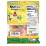 Christmas Haribo Sour Goldbears, Assorted Fruit Flavored Gummy Bears, Holiday Stocking Stuffer Candy, 4 Ounces (Pack of 3)