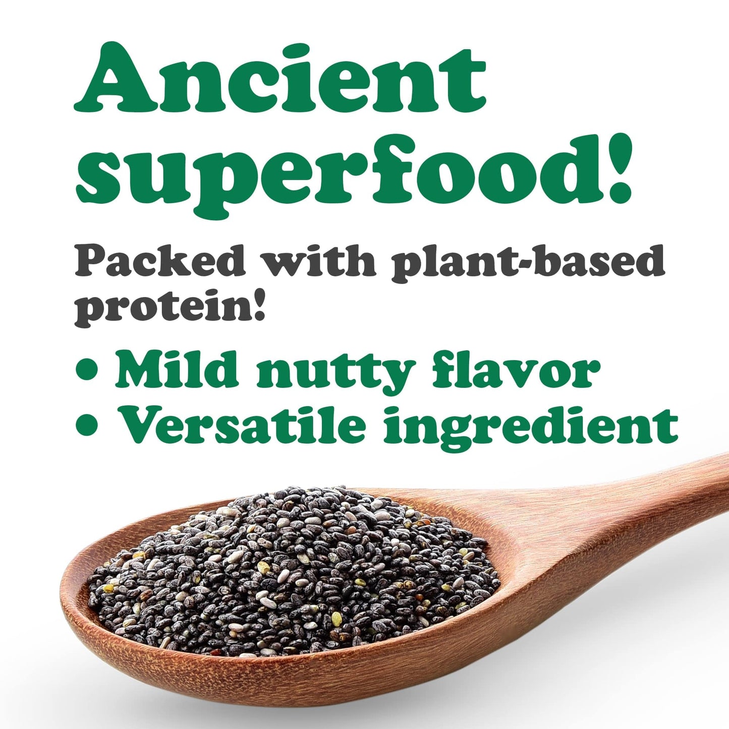 Black Chia Seeds, 10 Pounds - Whole, Sproutable, Vegan, Kosher, Keto, Sirtfood, Bulk. Rich in Essential Fatty Acids, Fiber, Protein. Great for Chia