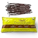 50 Organic Madagascar Vanilla Beans - Whole Extract Grade B Pods for Baking, Homemade Extract, Brewing, Coffee, Cooking