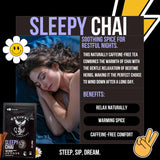 Revival Tea Company Sleepy Chai Tea - Rooibos Chai Tea Red Tea Blend with Valerian Root and Fresh Spiced Chai Flavor - Caffeine Free - Loose Leaf 8