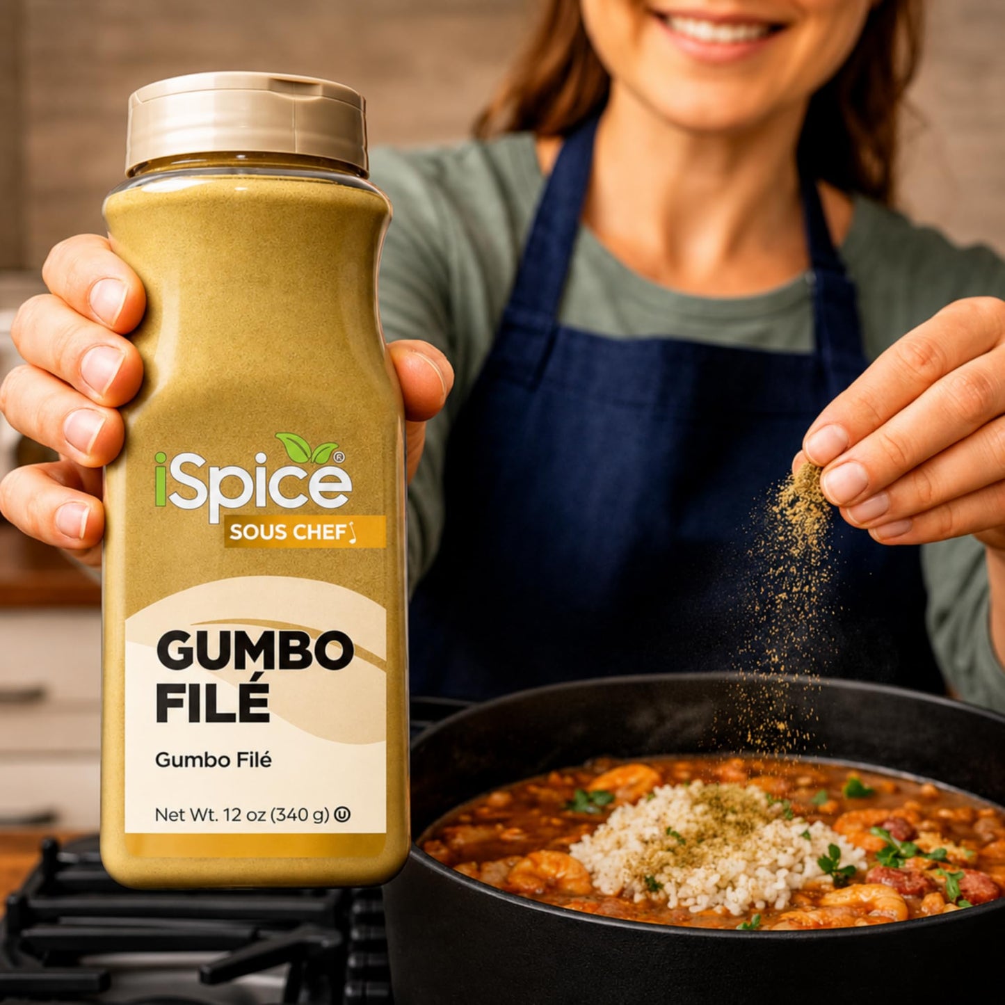 iSpice - GUMBO FILÉ POWDER (12 OZ)