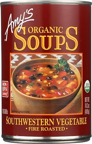 Amy's Organic Soup Fire Roasted Southwestern Vegetable 14.3 Oz