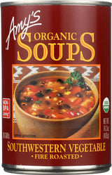 Amy's Organic Soup Fire Roasted Southwestern Vegetable 14.3 Oz