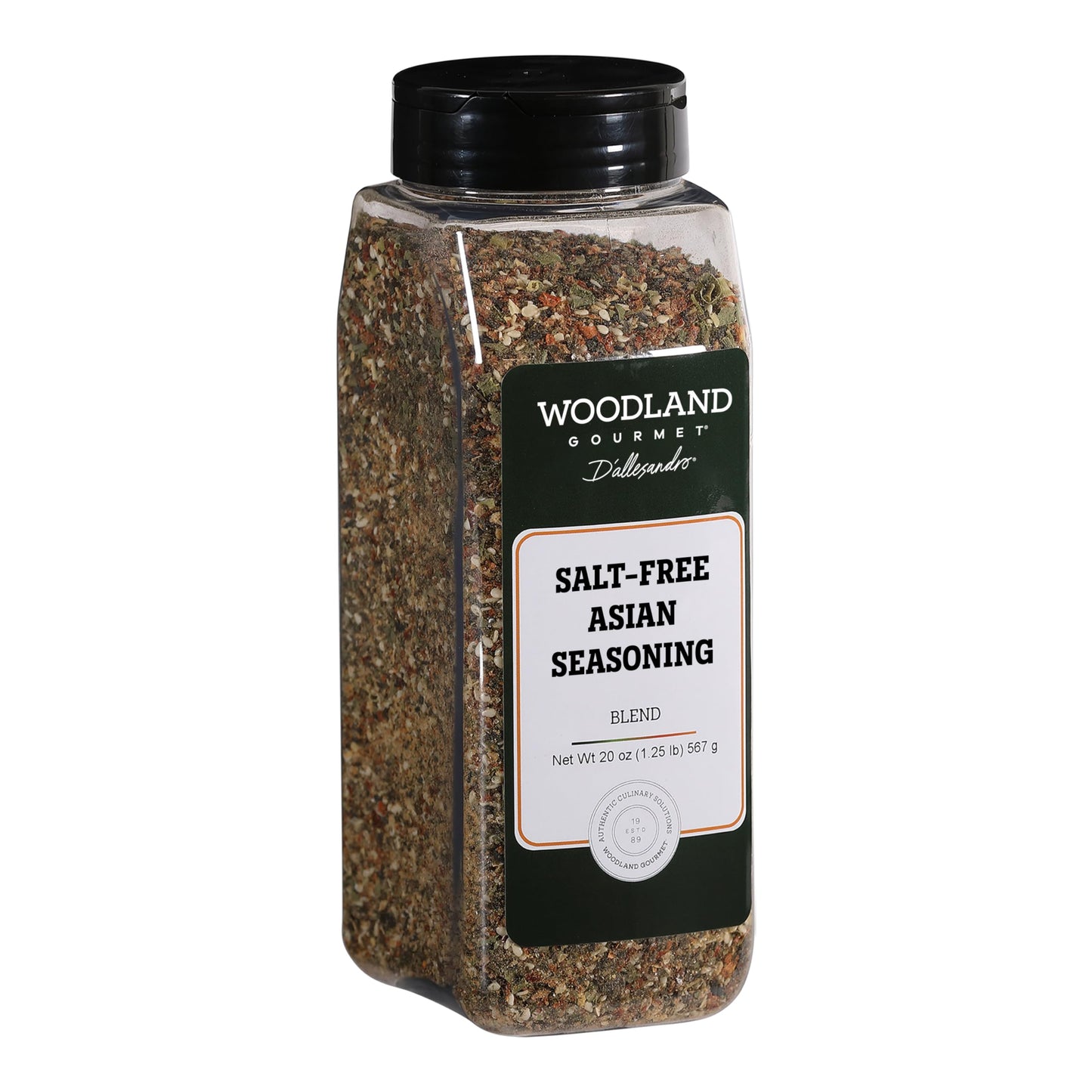Salt-Free Asian Seasoning, 20 oz - No Salt - Sesame, Nori & Chili Asian Spice Blend for Rice, Vegetables & Stir Fry - Low Sodium Seasoning, by