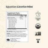 Yogi Tea Egyptian Licorice Mint Tea - 16 Tea Bags per Pack (6 Packs) - Caffeine-Free Organic Tea - Includes Peppermint Leaf, Licorice Root, Cinnamon