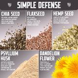 Defender Vegan Protein Bar, Variety Pack, Plant Based Snack or Breakfast Bars, Psyllium Husk, Dandelion Root, High Fiber, Non GMO, Kosher, No Stevia