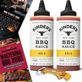 Kinder’s Gold BBQ Premium Barbecue Sauce 2 Pk (30.6 oz) Great to Dip Toss Glaze & More + Barbecue Masters & Bottle Opener (4 Items)!