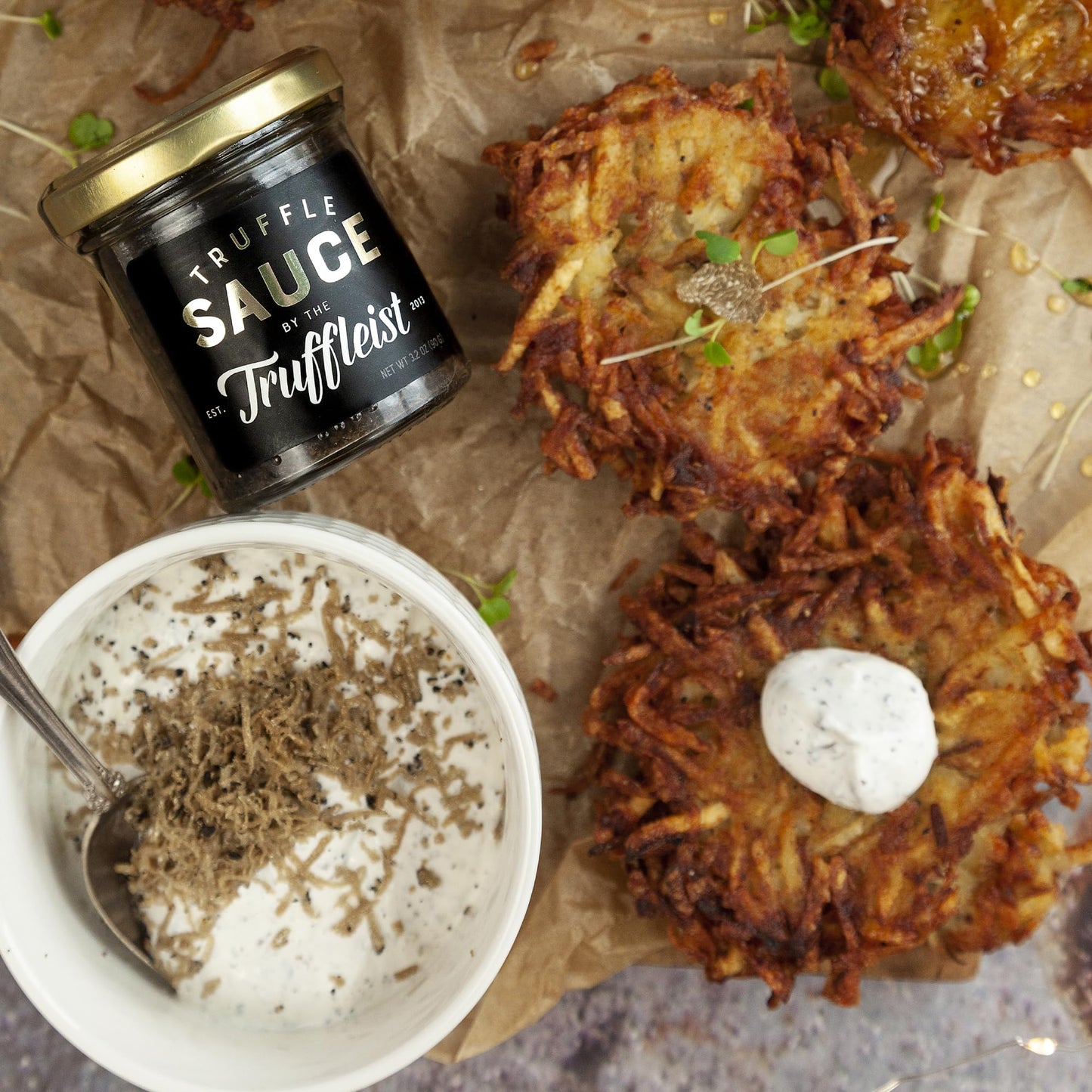 The Truffleist Truffle Sauce - Gourmet Black Truffle Tapenade with Mushrooms & Olives - 3.2 oz