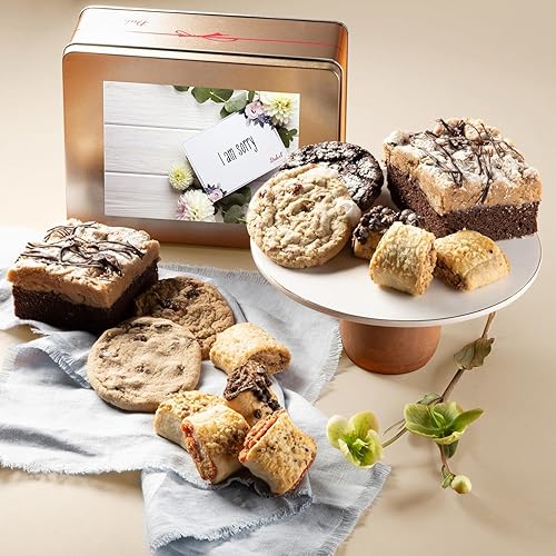 Old Fashioned Bakery Gift Tin - Cakes Food Gifts Box for Men & Women Baked Goods, Dessert Sweets Gourmet Food Gifts By Dulcet Gift Baskets