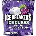 ICE BREAKERS Ice Cubes Arctic Grape Flavored Sugar Free Chewing Gum Pouch, 8.11 oz (100 Pieces)