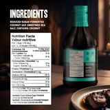 Naked & Saucy Reduced Sugar Coconut Aminos, Soy Sauce Substitute, 31 fl oz