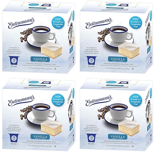 Entenmann's Single Serve Coffee, 4/18 count boxes (72 total) (Vanilla)