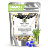 Nelson's Tea Lemon Cream Earl Grey Black Loose Leaf Tea w/Lemongrass, Cornflower & Natural Flavoring - 0.4oz Black Blend - Zesty & Creamy, Refreshing