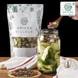 SPICES VILLAGE Pickling Spices for Corned Beef, Pickling Spices Mix for Pickles and Canning, 6.5oz, Pickling Seasoning Blend Kit - Kosher, Gluten