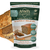 Buckwheat Bread Mix, Certified Gluten free, Organic, non-GMO Verified, Certified Kosher, Gluten Free Baking, 2-pounds