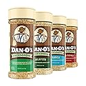Dan-O's Cheesoning Block Seasoning Set, Small Bottles, 4 Pack, Includes Ranch Cheesoning, Red Pepper Cheesoning, Cheesoning, and Jalapeño Cheesoning