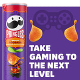 Pringles Potato Crisps, Lunch Snacks, On-the-Go Snack, Enchilada Adobada, 5.5oz Can (1 Can)