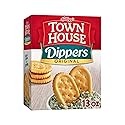 Town House Dippers Baked Snack Crackers, Party Snacks, Delicious and Buttery, Original, 13oz Box (1 Box)
