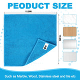 INFICRIME Microfiber Cleaning Cloths, 15 Pack Cleaning Rags, Wet and Dry Use Cleaning Towels, Highly Absorbent and Soft Feel, Lint Free, Streak Free