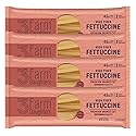 Three Farm Daughters High Fiber Pasta Fettuccine Pack, Irresistible, Low GI, Non GMO Fettuccine Pasta Noodles, Low Net Carb, Made in the USA from Just