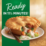 Marie Callender's Chicken Pot Pie, Microwave Meal With White Meat Chicken in a Flaky Crust, Frozen Meal, 40 OZ, 4 Pack