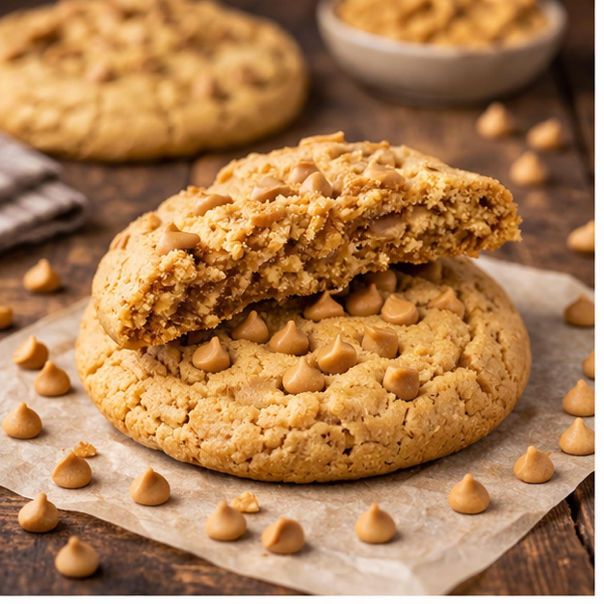 Mini Peanut Butter Drops, Bulk Size, Baking Chips (1 lb. Resealable Zip Lock Stand Up Bag)