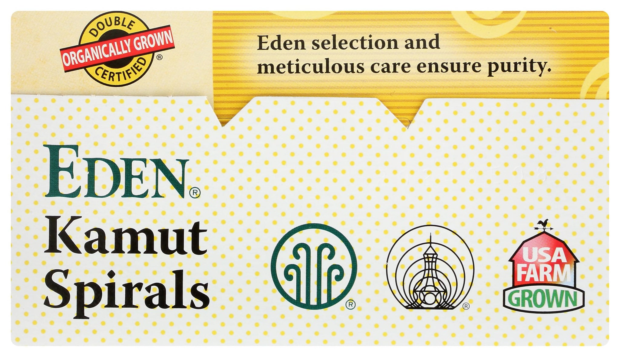Eden Organic Kamut Spirals, 12 oz, 100% Whole Grain, Fusilli, Macaroni Cut, Non-GMO