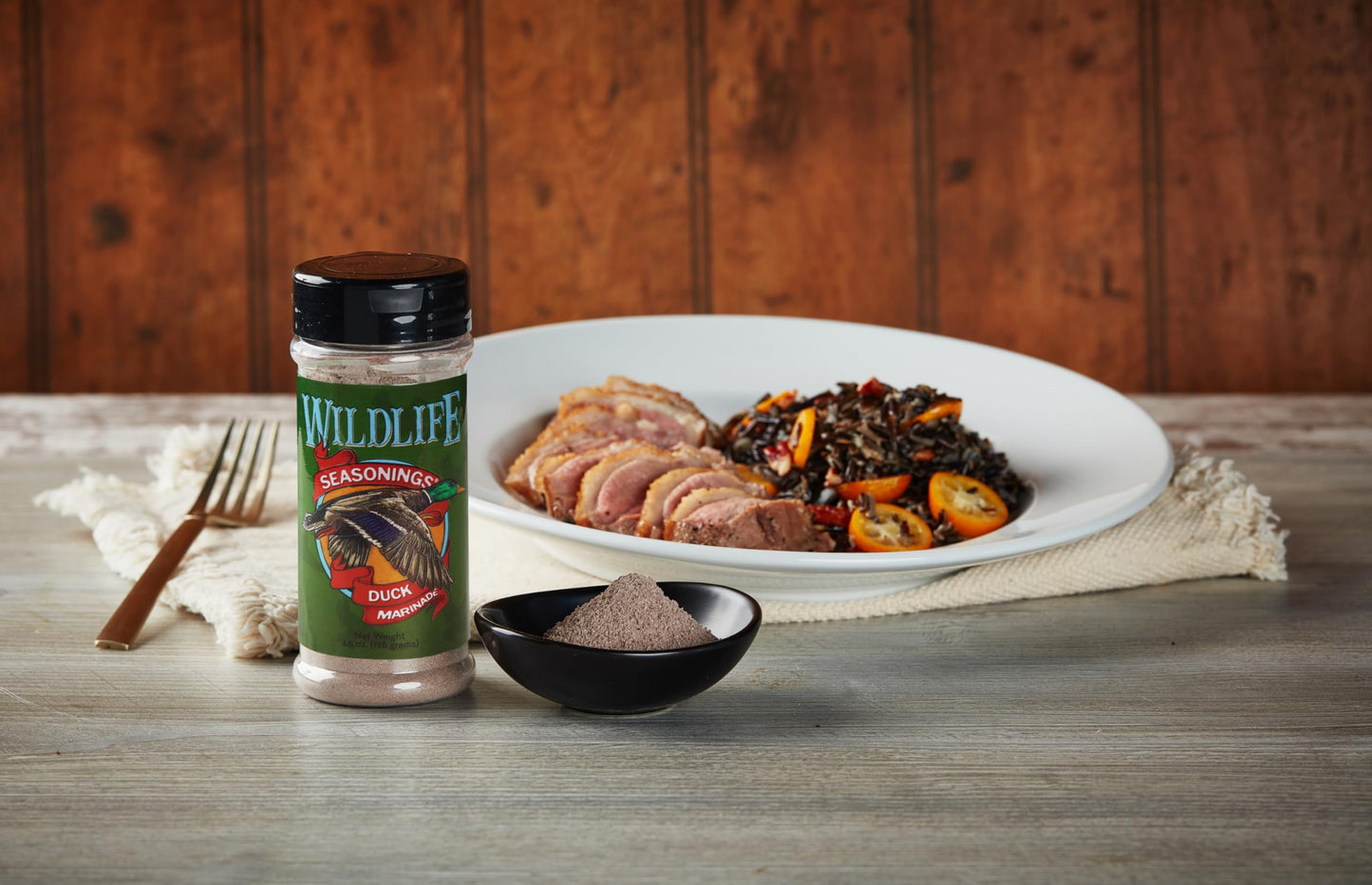 Wildlife Seasonings Duck Marinade - Gourmet Blend for Wild Game, Roast Duck & Beef | Dry Marinade Seasoning & Duck Seasoning for Grilling & Cooking |