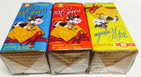 Russian Cookies 33 Cows 6.3 Oz Variety 3 Packs with 3 Flavors - Condensed Milk Flavor, Smetanka Flavor, and Curd Flavor