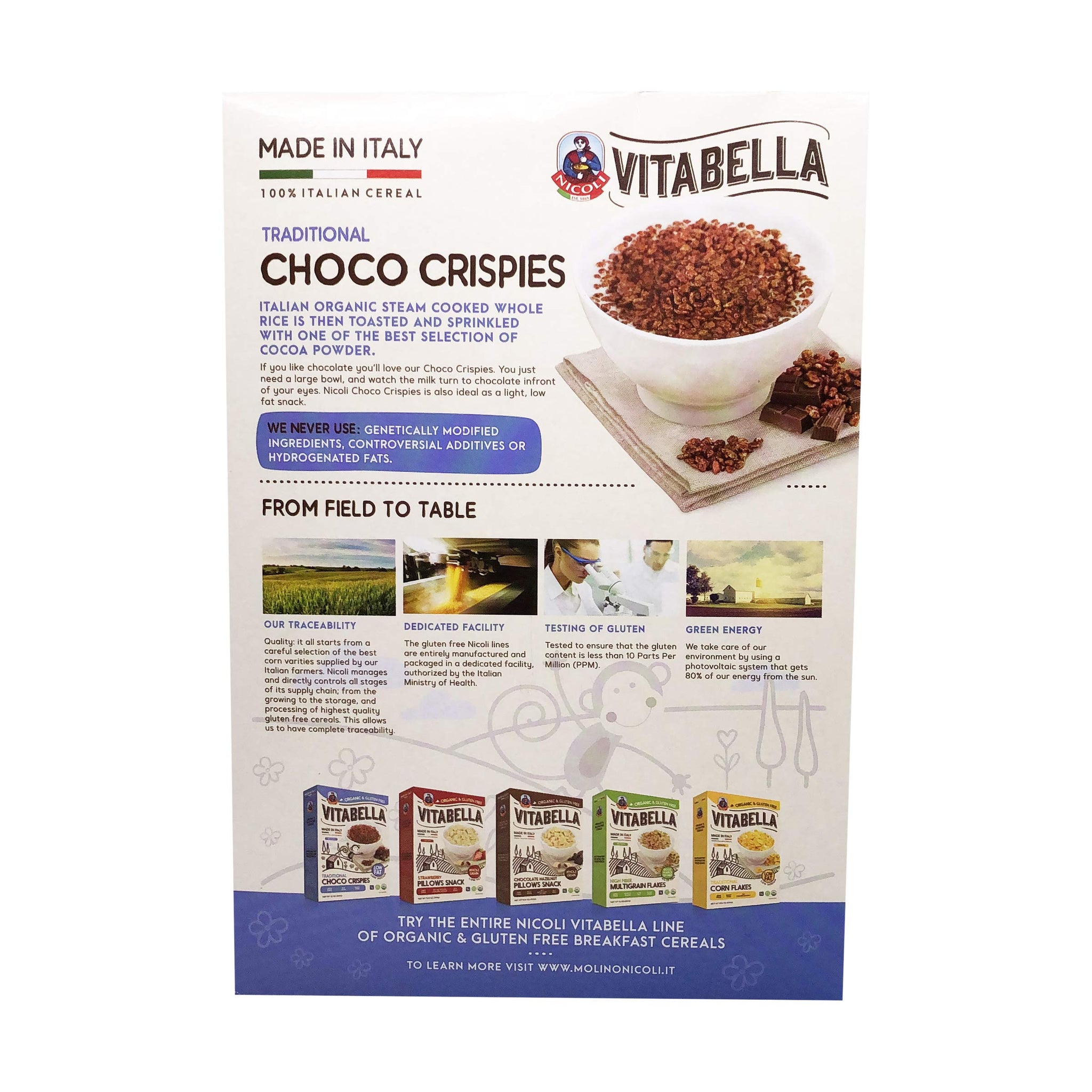 Vitabella Organic Traditional Chocolate Crispies, 12 OZ