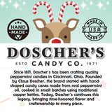 Doscher's Handmade Gourmet Holiday Candy Canes, Assorted Flavours, 5 Count, Pack of 1