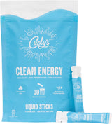 Curly's Clean Energy Caffeine & Electrolyte Sticks - Energize Your Favorite Drink - Keto, Paleo & Whole 30 Friendly - All Natural - No Sugar, No