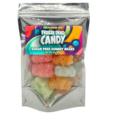 Fun Flavors Box Sugar Free Freeze-Dried Gummy Bears Variety Pack - Crunch Candy Treats, 1 oz