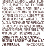 Thomas' Plain Mini Bagels, 10 Pre-Sliced Mini Bagels with No High Fructose Corn Syrup, 15 Oz Bag