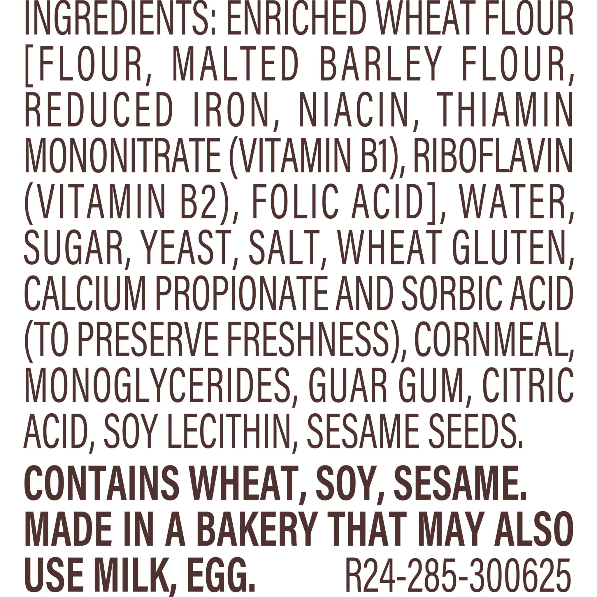 Thomas' Plain Mini Bagels, 10 Pre-Sliced Mini Bagels with No High Fructose Corn Syrup, 15 Oz Bag